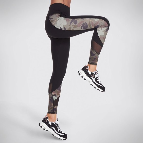 NWT SKECHERS FLORAL CAMO JACKET w Leggings SET - Picture 7 of 8